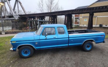 Ford-F-350-1975-Blue-Blue-142747-1