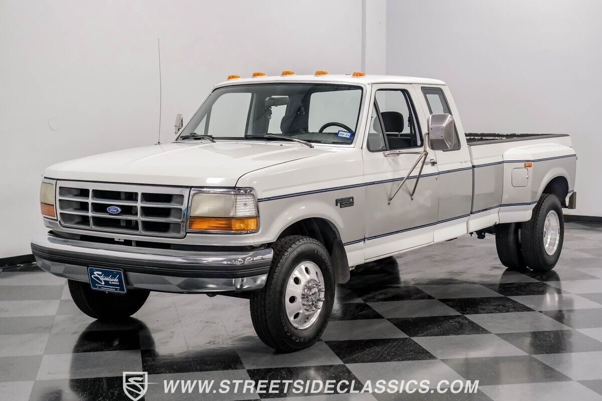 Ford-F-350-Pickup-1992-White-Gray-250958-5