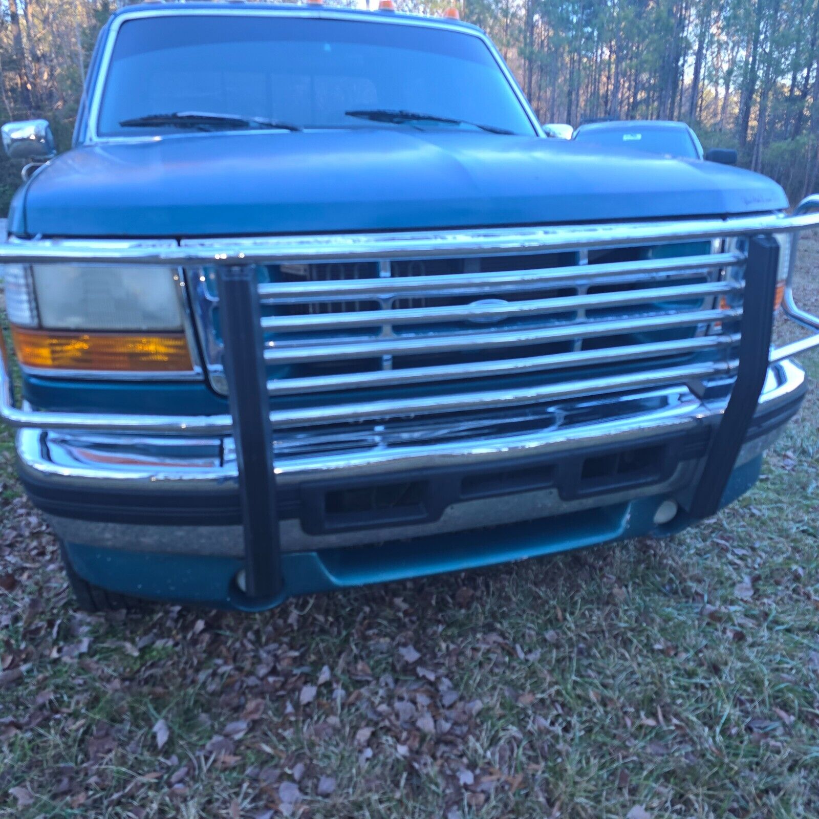 Ford-F-350-Pickup-1994-Blue-Blue-226918-1