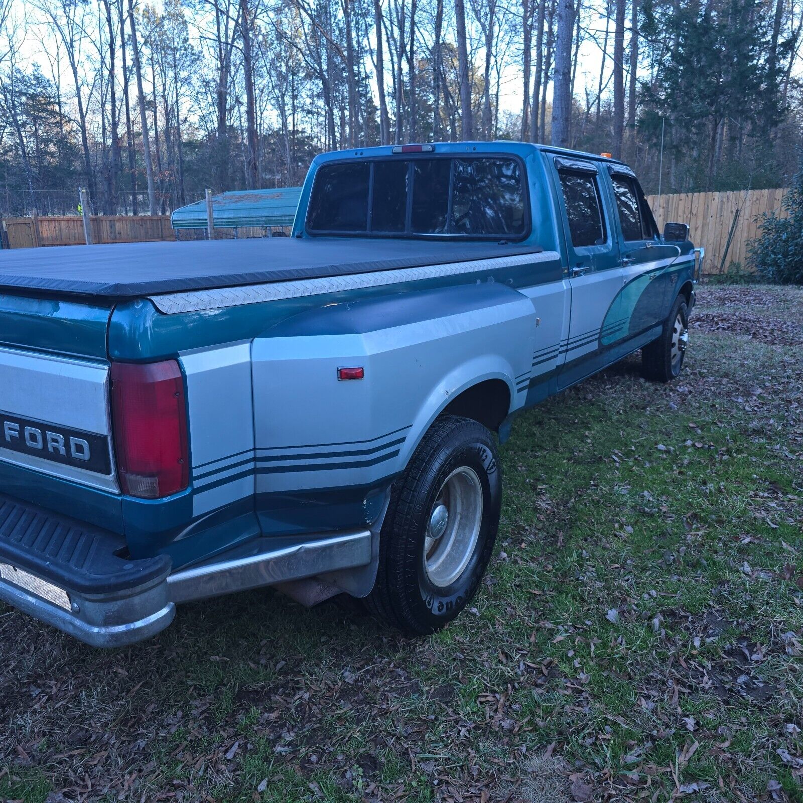 Ford-F-350-Pickup-1994-Blue-Blue-226918-3