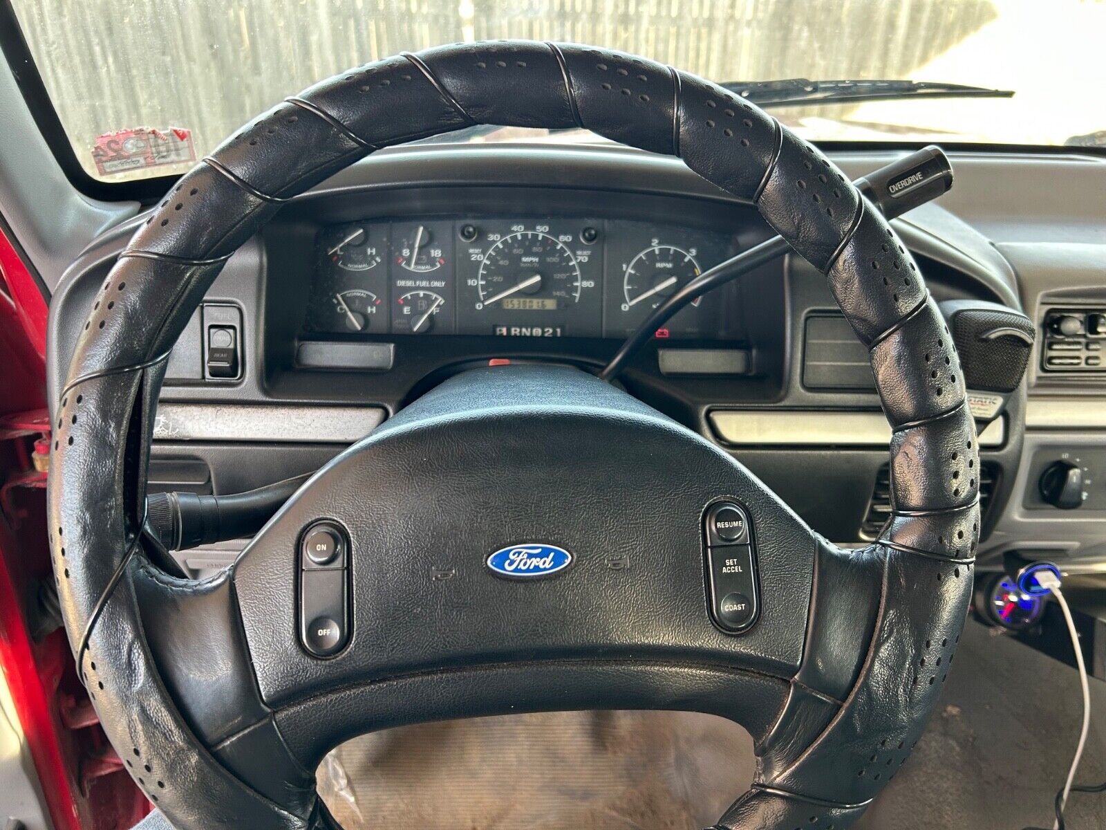 Ford-F-350-Pickup-1994-Red-Gray-247839-13