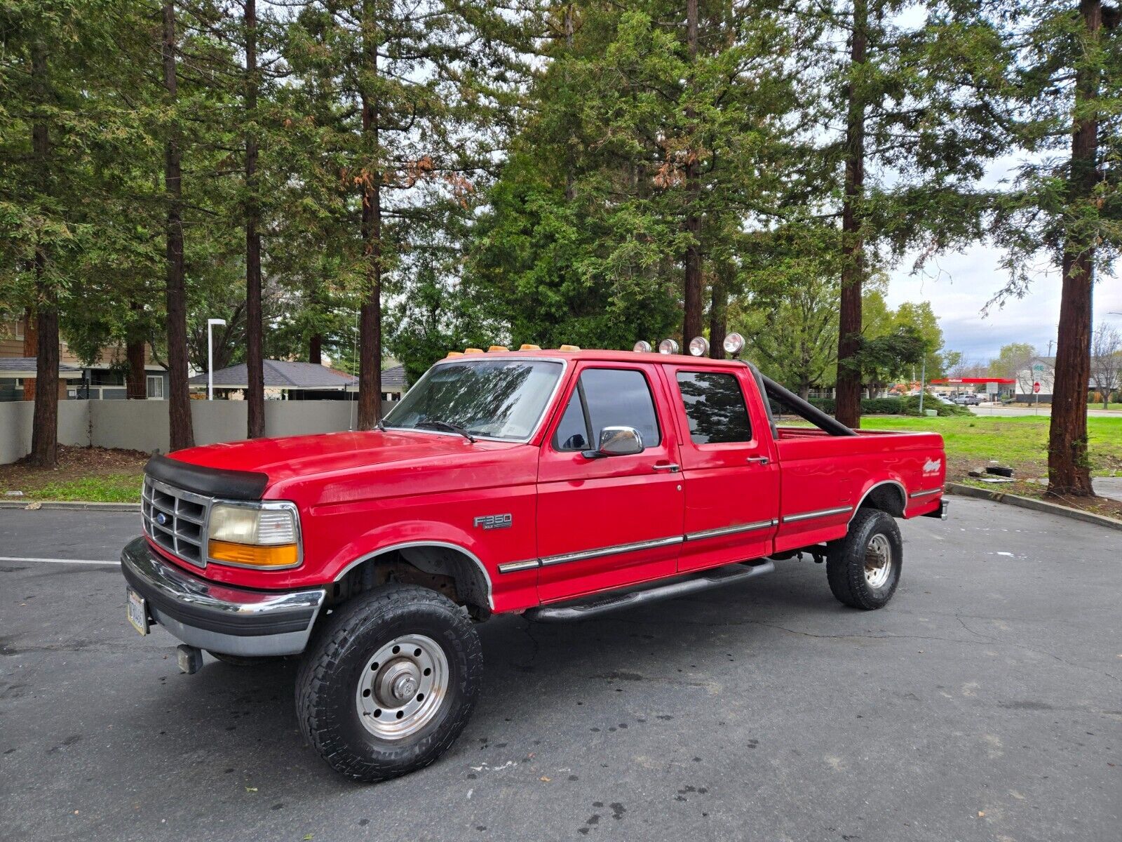 Ford-F-350-Pickup-1995-Red-Gray-202777-1