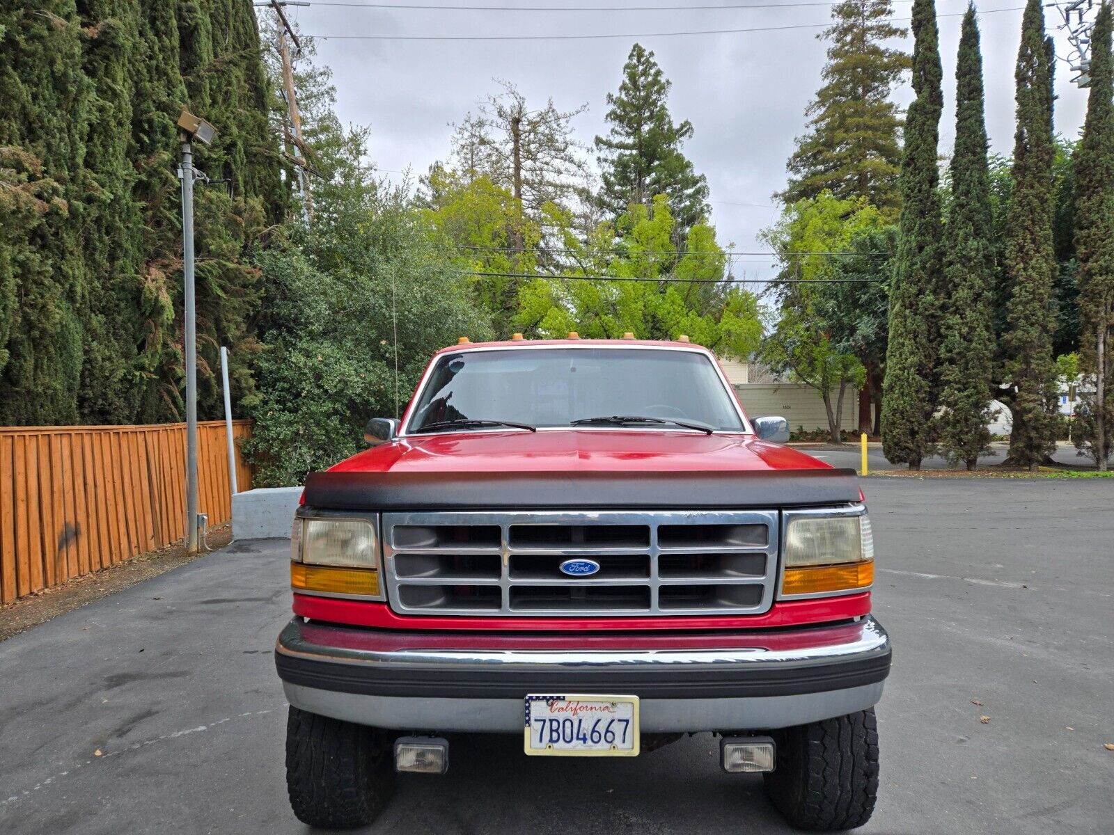 Ford-F-350-Pickup-1995-Red-Gray-202777-4