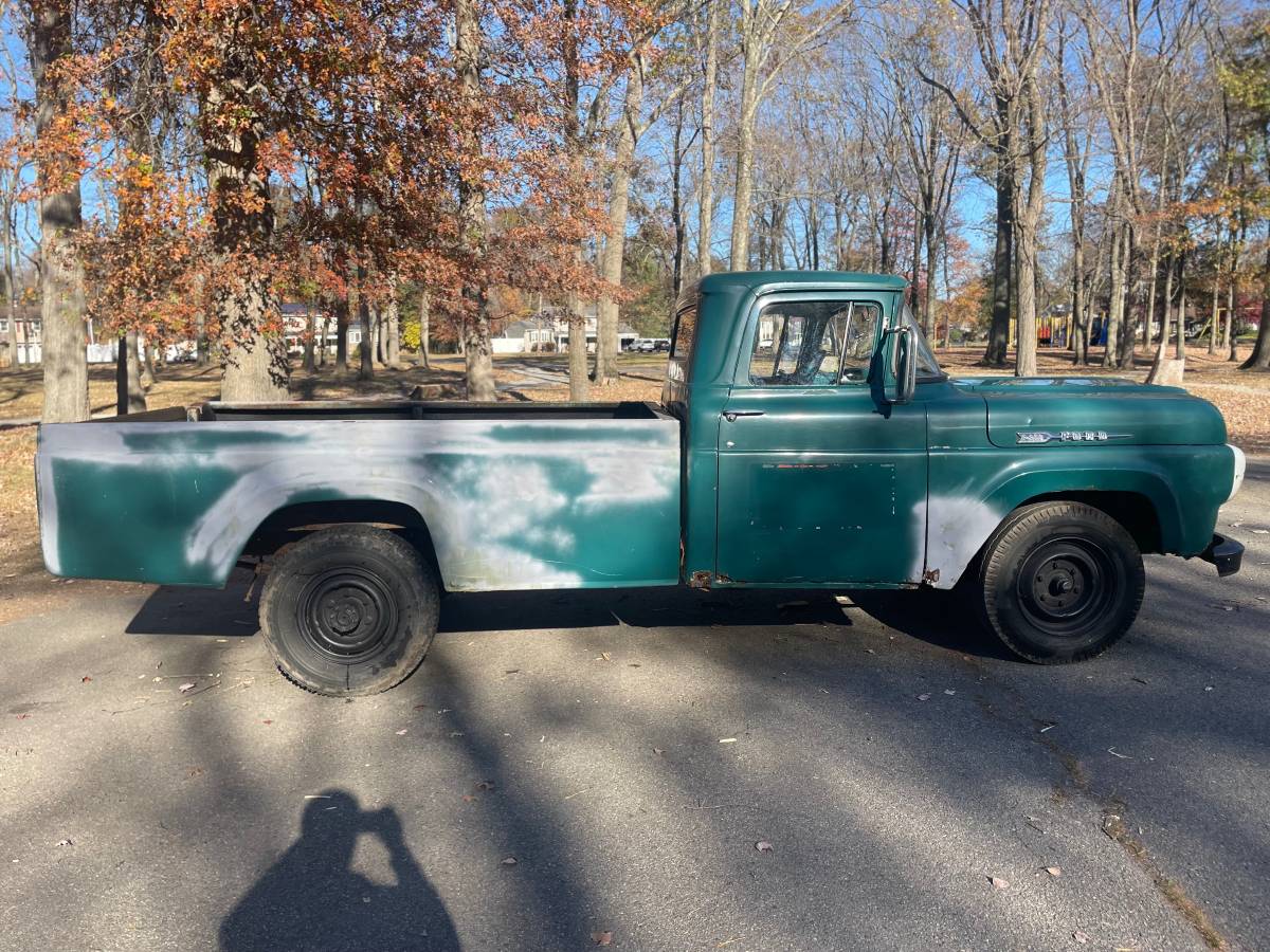 Ford-F350-1960-green-19312-2