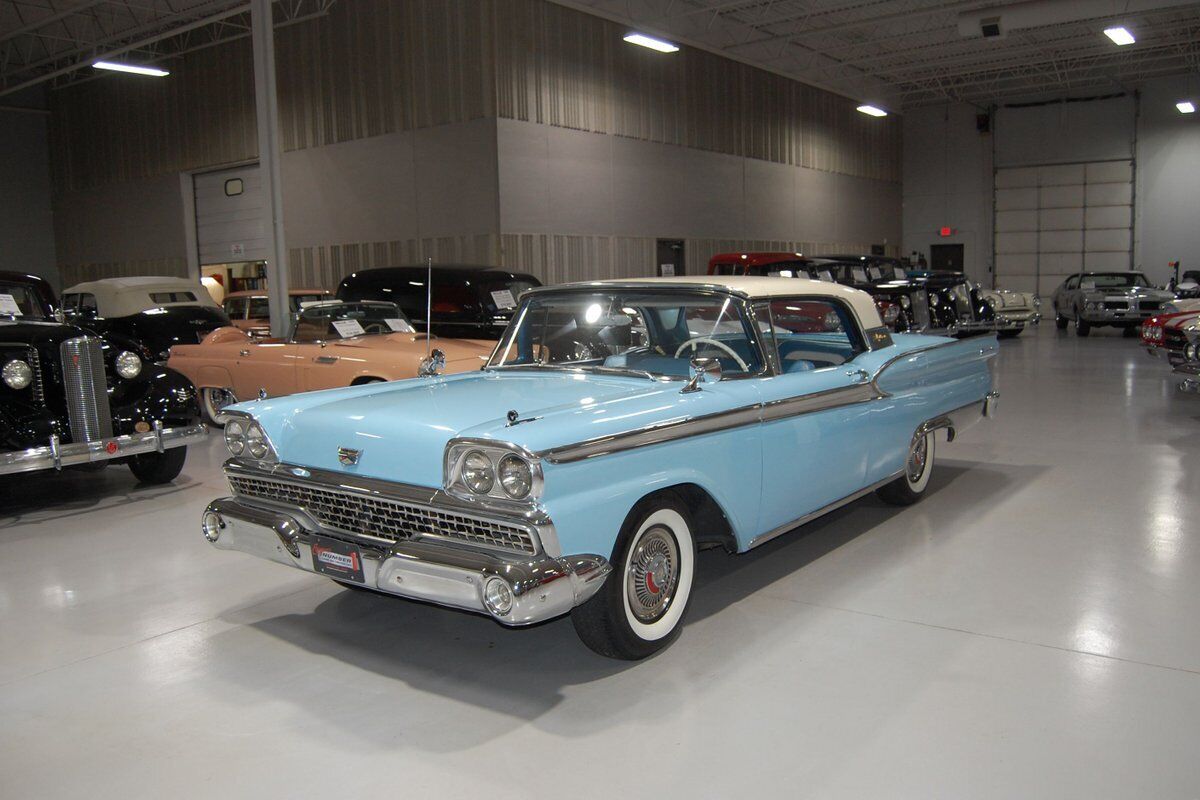 Ford-Fairlane-500-Galaxie-Skyliner-Cabriolet-1959-Blue-Blue-123218-28