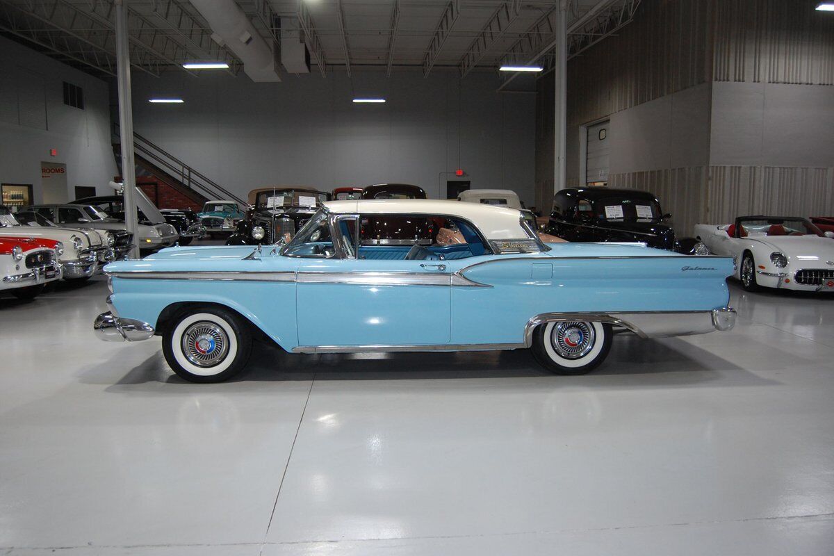 Ford-Fairlane-500-Galaxie-Skyliner-Cabriolet-1959-Blue-Blue-123218-35