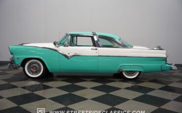 Ford-Fairlane-Berline-1955-Green-White-132322-9