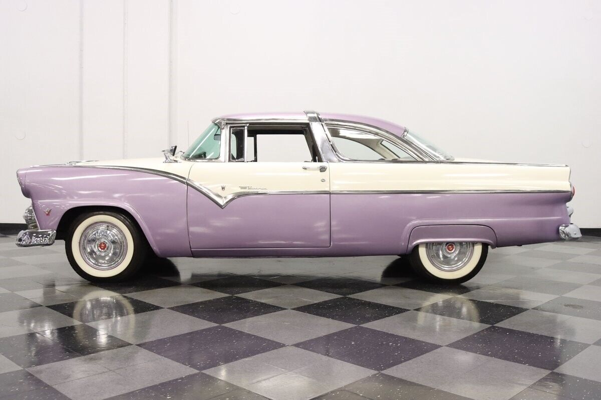 Ford-Fairlane-Coupe-1955-Purple-White-42508-7