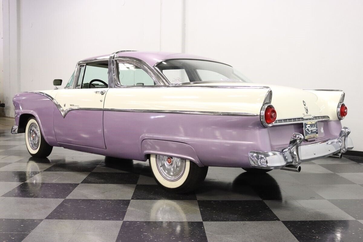 Ford-Fairlane-Coupe-1955-Purple-White-42508-9