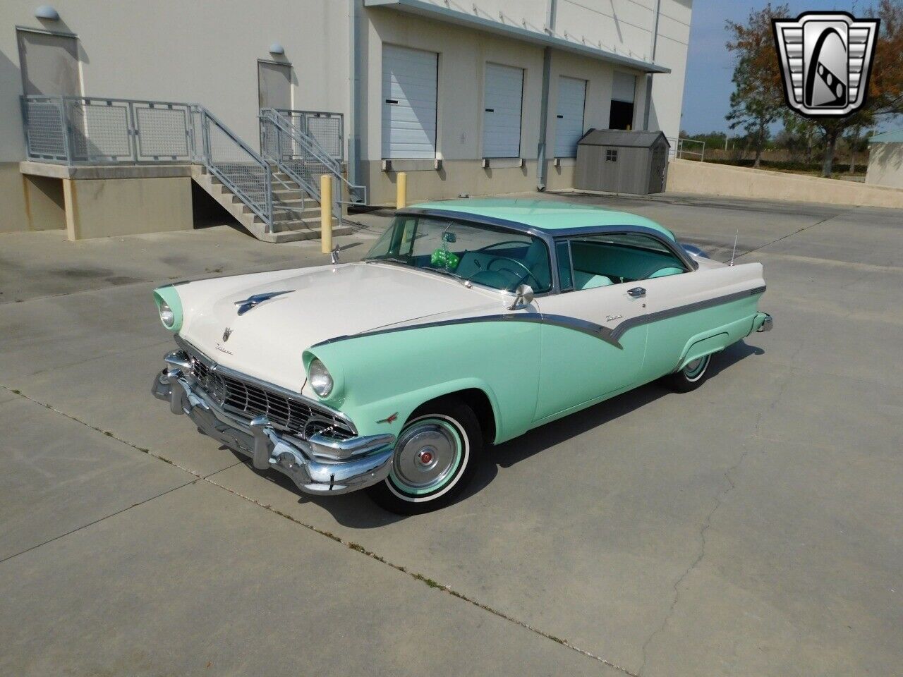 Ford-Fairlane-Coupe-1956-Green-Green-1498636-10