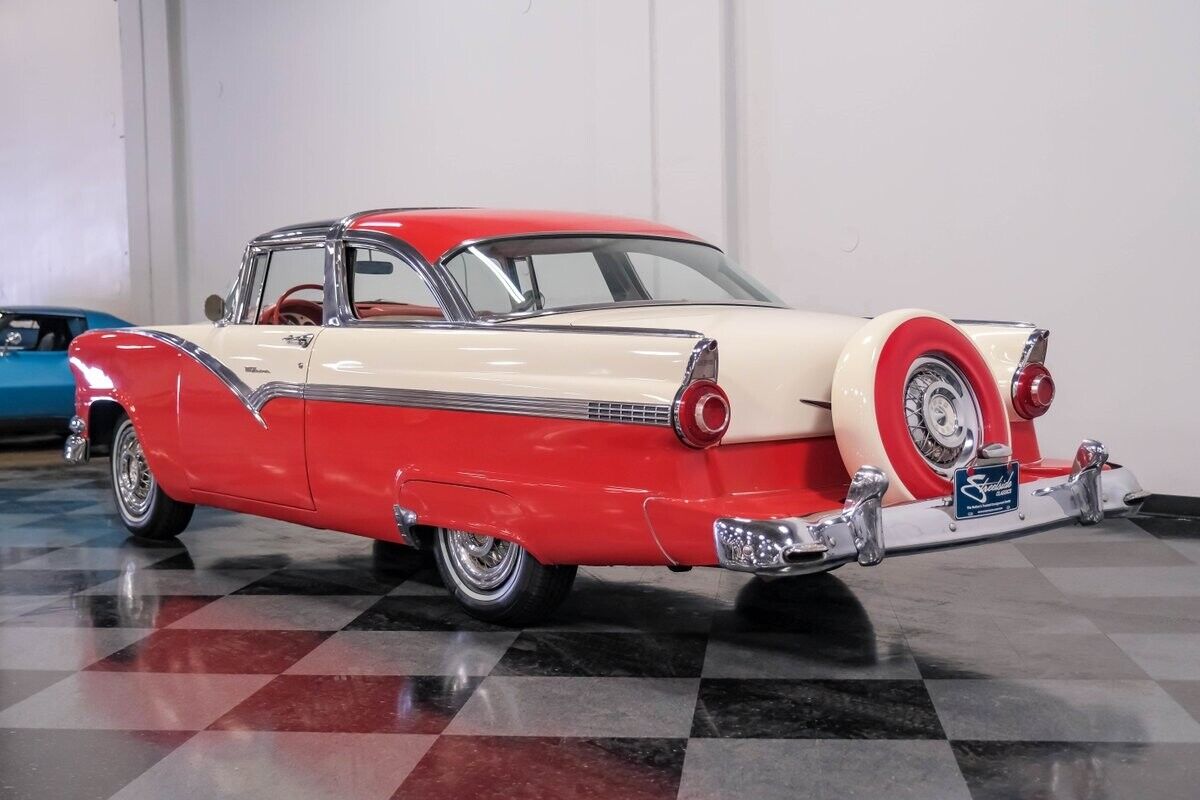 Ford-Fairlane-Coupe-1956-Red-White-69738-8