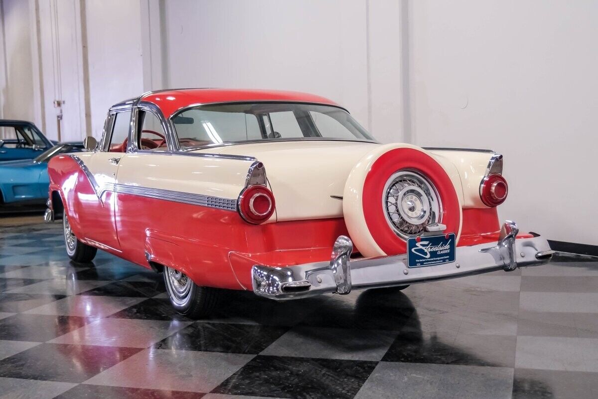 Ford-Fairlane-Coupe-1956-Red-White-69738-9