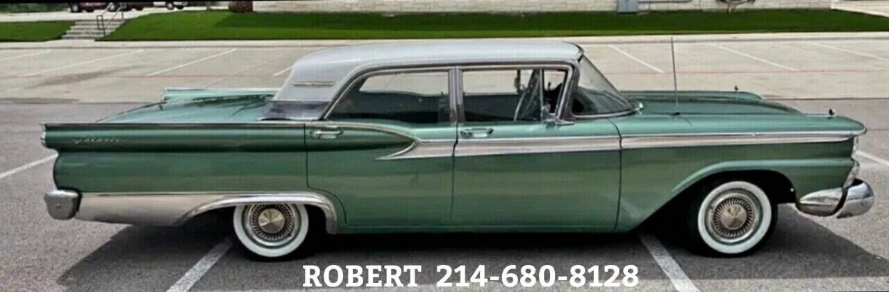 Ford-Fairlane-Galaxie-500-Berline-1959-Green-Beige-61155-8