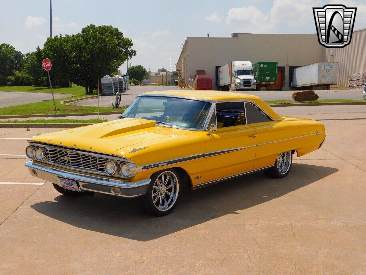 Ford-Galaxie-1964-Yellow-Black-50117-2