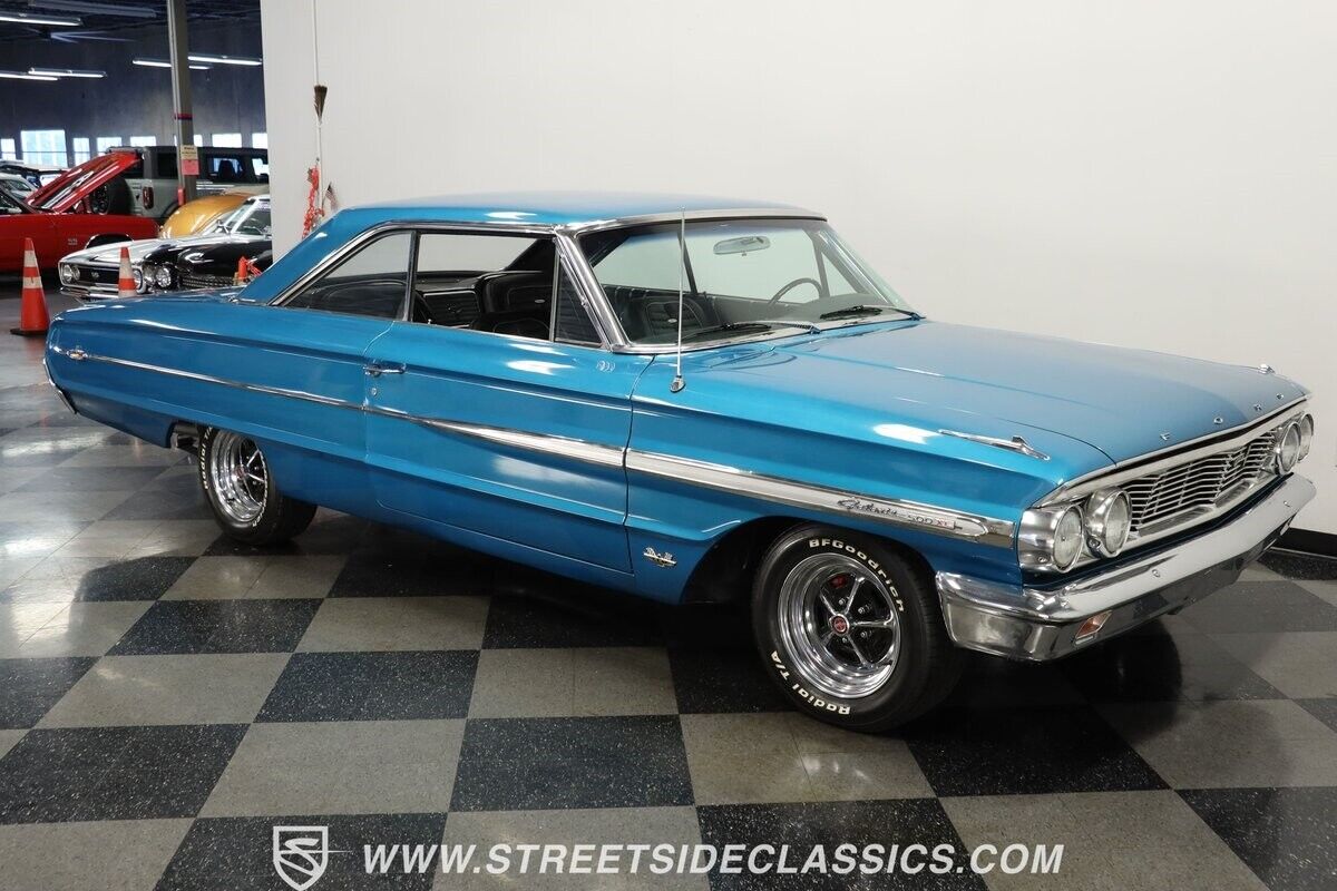 Ford-Galaxie-Berline-1964-Gulf-Stream-Aqua-Metallic-Black-51232-13