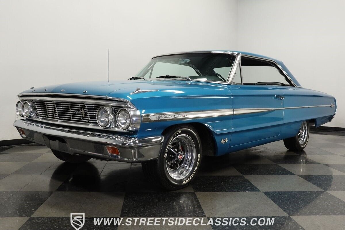 Ford-Galaxie-Berline-1964-Gulf-Stream-Aqua-Metallic-Black-51232-20