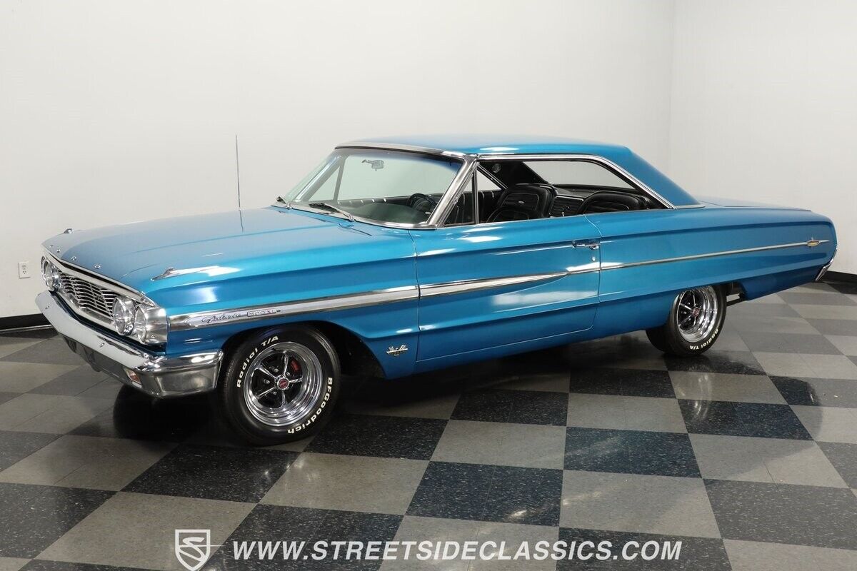 Ford-Galaxie-Berline-1964-Gulf-Stream-Aqua-Metallic-Black-51232-5