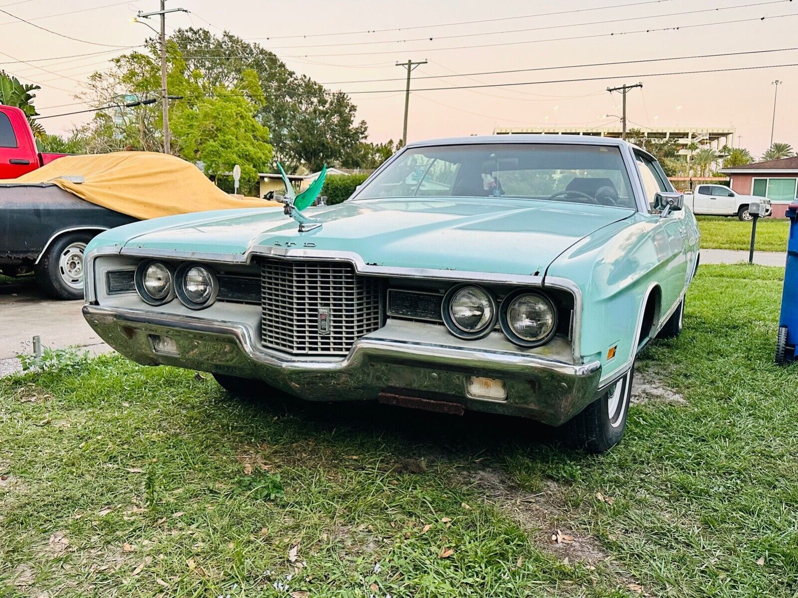 Ford-LTD-Berline-1971-Blue-Green-115873-1