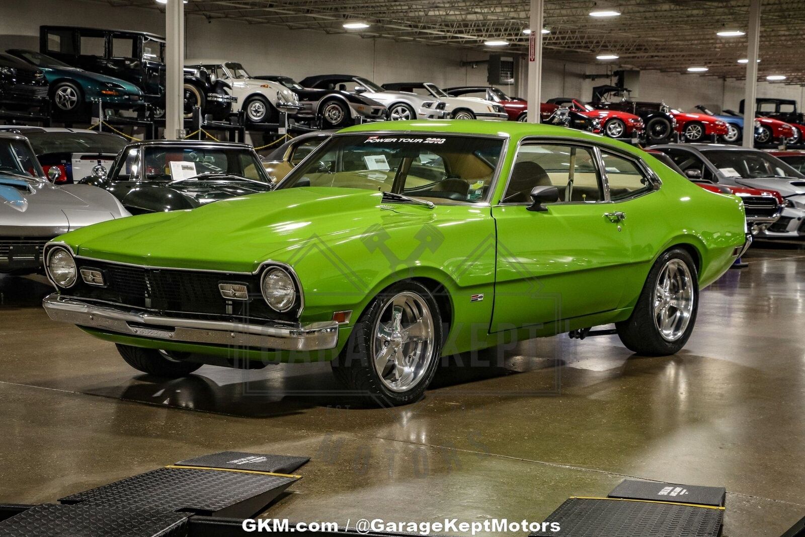 Ford-Maverick-Coupe-1974-Green-Tan-105626-7