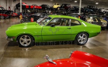 Ford-Maverick-Coupe-1974-Green-Tan-105626-9