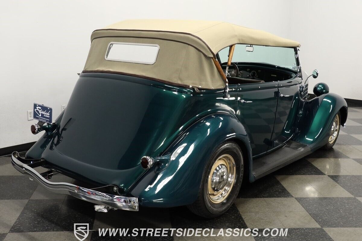 Ford-Model-48-Cabriolet-1935-Green-Brown-3217-10