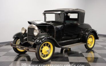 Ford-Model-A-Coupe-1929-Black-Green-74455-35