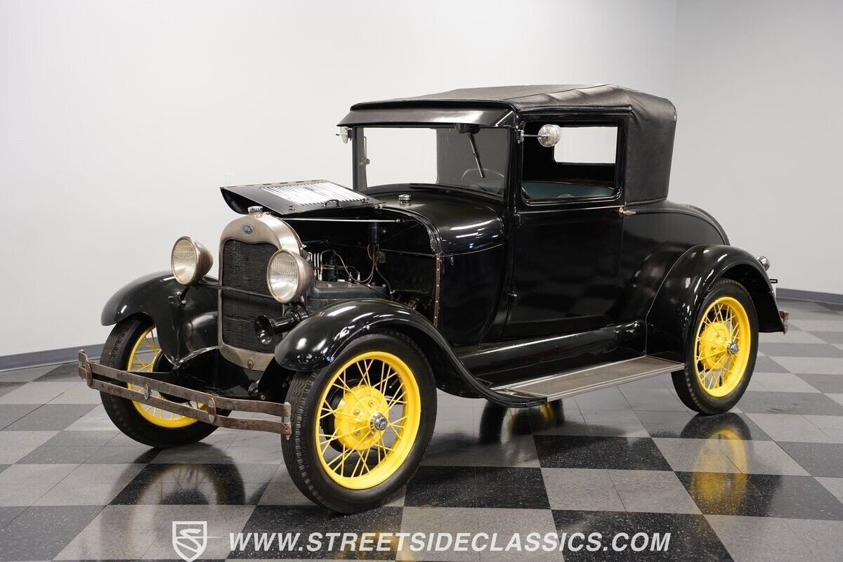 Ford-Model-A-Coupe-1929-Black-Green-74455-35