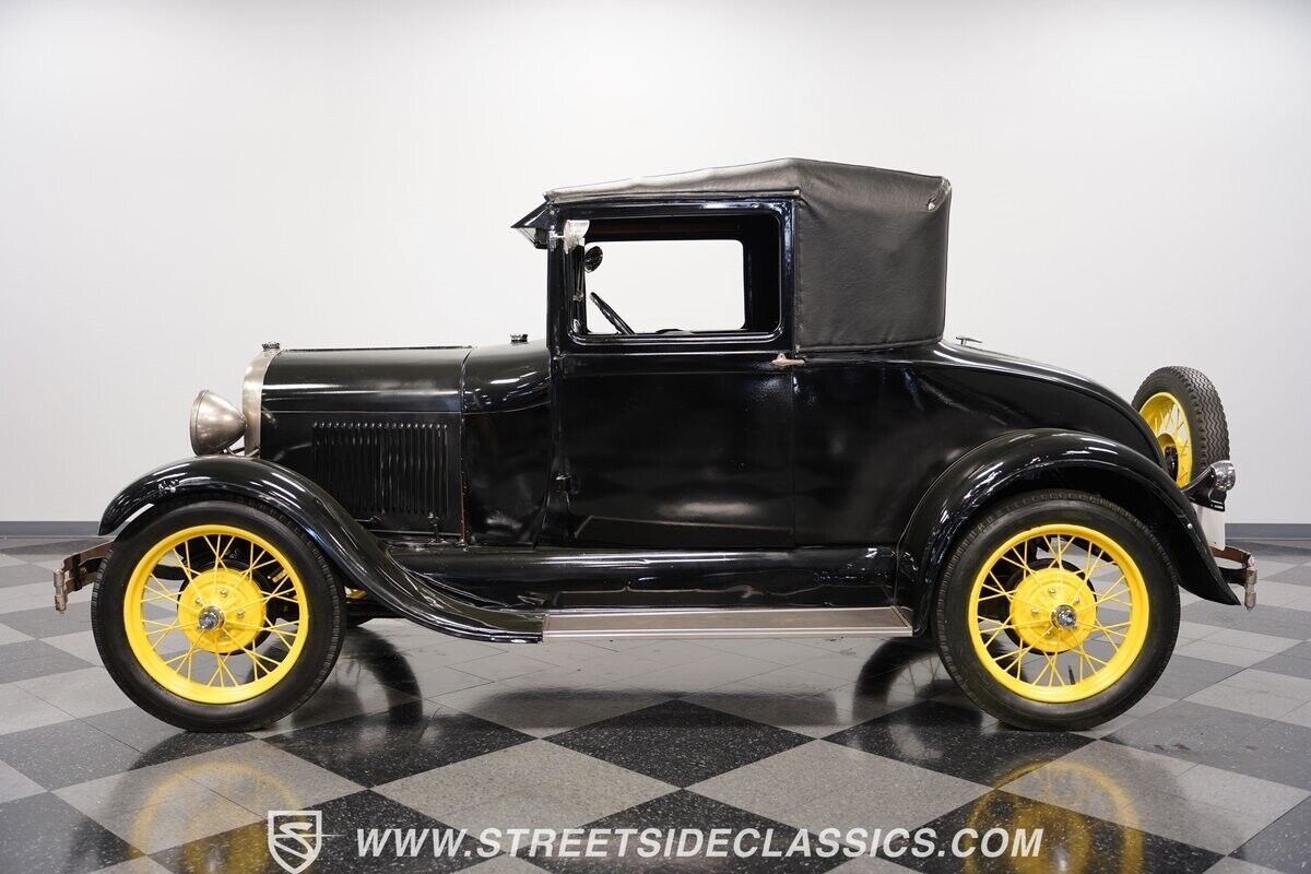 Ford-Model-A-Coupe-1929-Black-Green-74455-7