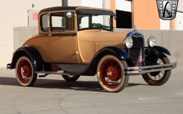 Ford-Model-A-Coupe-1929-Tan-Camel-9991-5