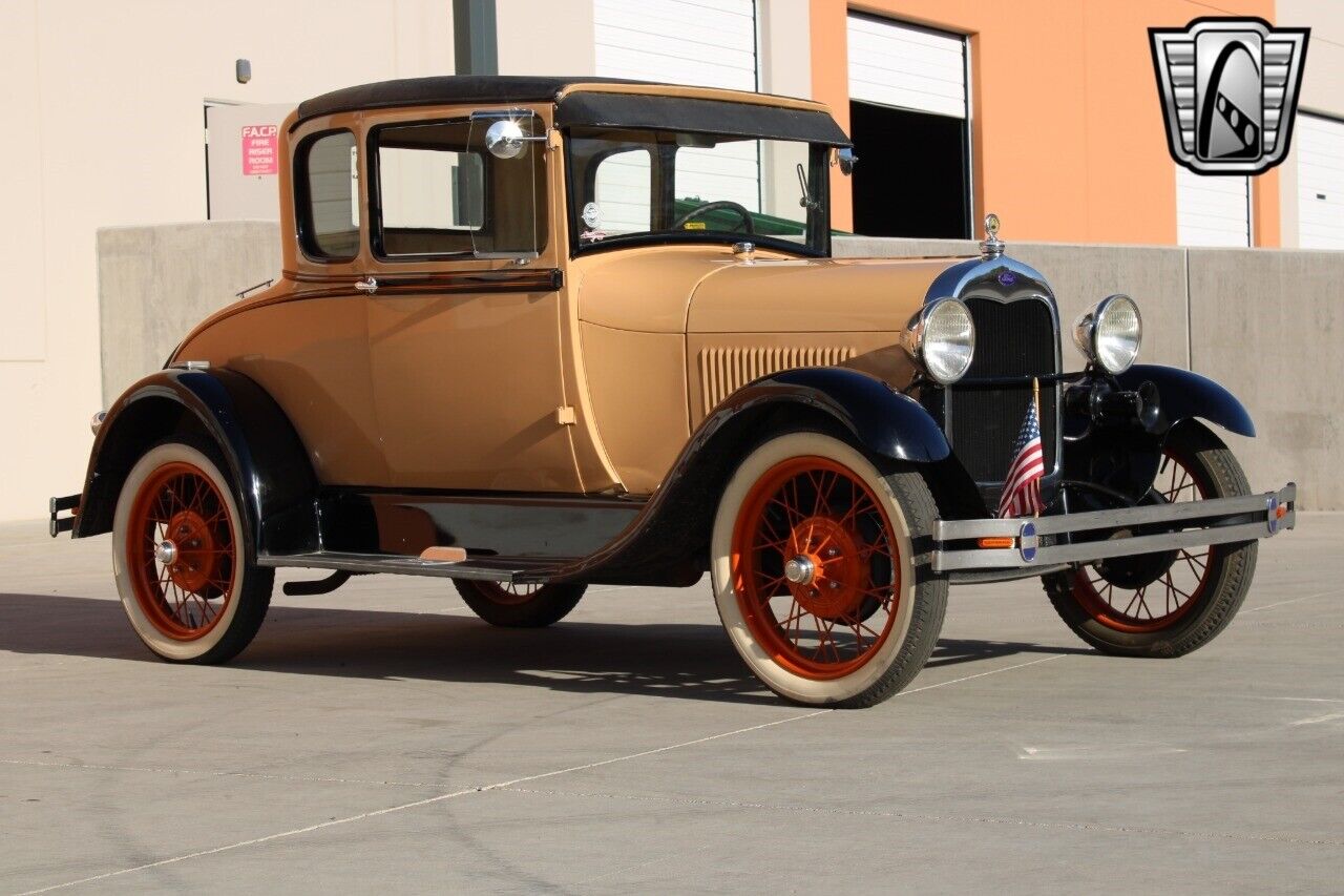 Ford-Model-A-Coupe-1929-Tan-Camel-9991-5