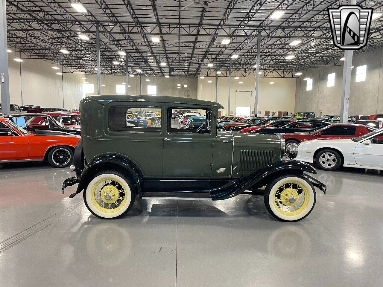 Ford-Model-A-Coupe-1930-Green-Green-86454-5