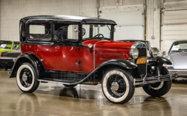 Ford-Model-A-Coupe-1930-Maroon-Gray-134177