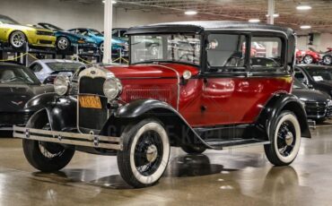 Ford-Model-A-Coupe-1930-Maroon-Gray-134177-7