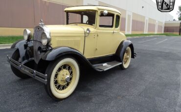 Ford-Model-A-Coupe-1931-Yellow-Brown-21174-2