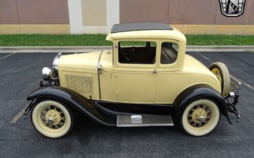 Ford-Model-A-Coupe-1931-Yellow-Brown-21174-3