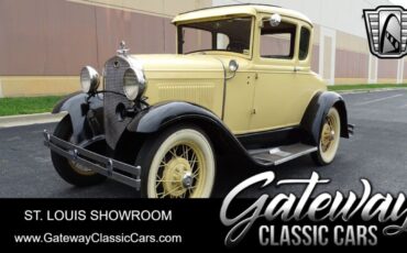 Ford-Model-A-Coupe-1931-Yellow-Brown-21174