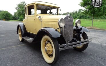 Ford-Model-A-Coupe-1931-Yellow-Brown-21174-8