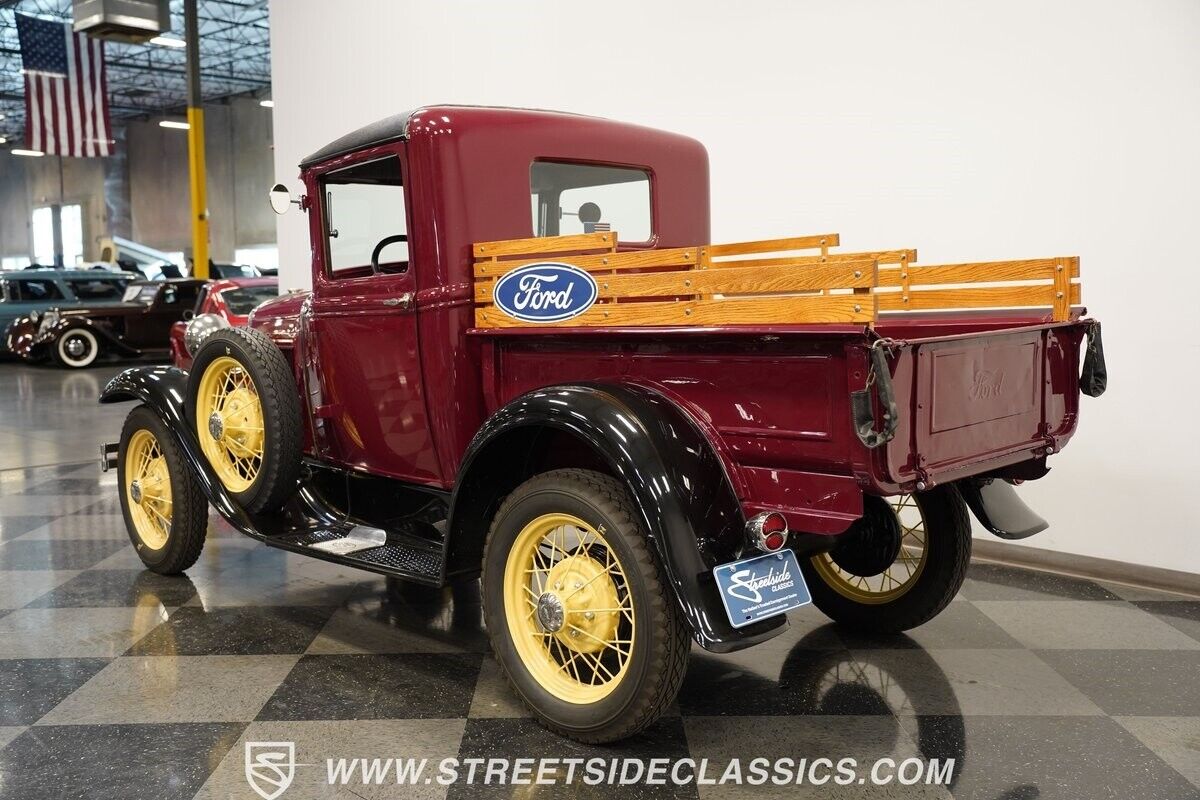 Ford-Model-A-Pickup-1930-Burgundy-Gray-3280-7