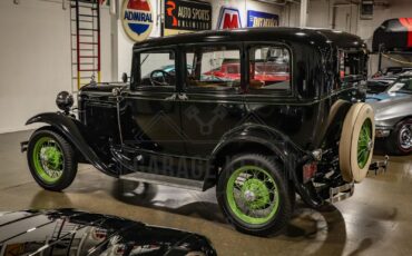 Ford-Model-A-Slant-Window-Sedan-Berline-1931-Black-Tan-58257-11