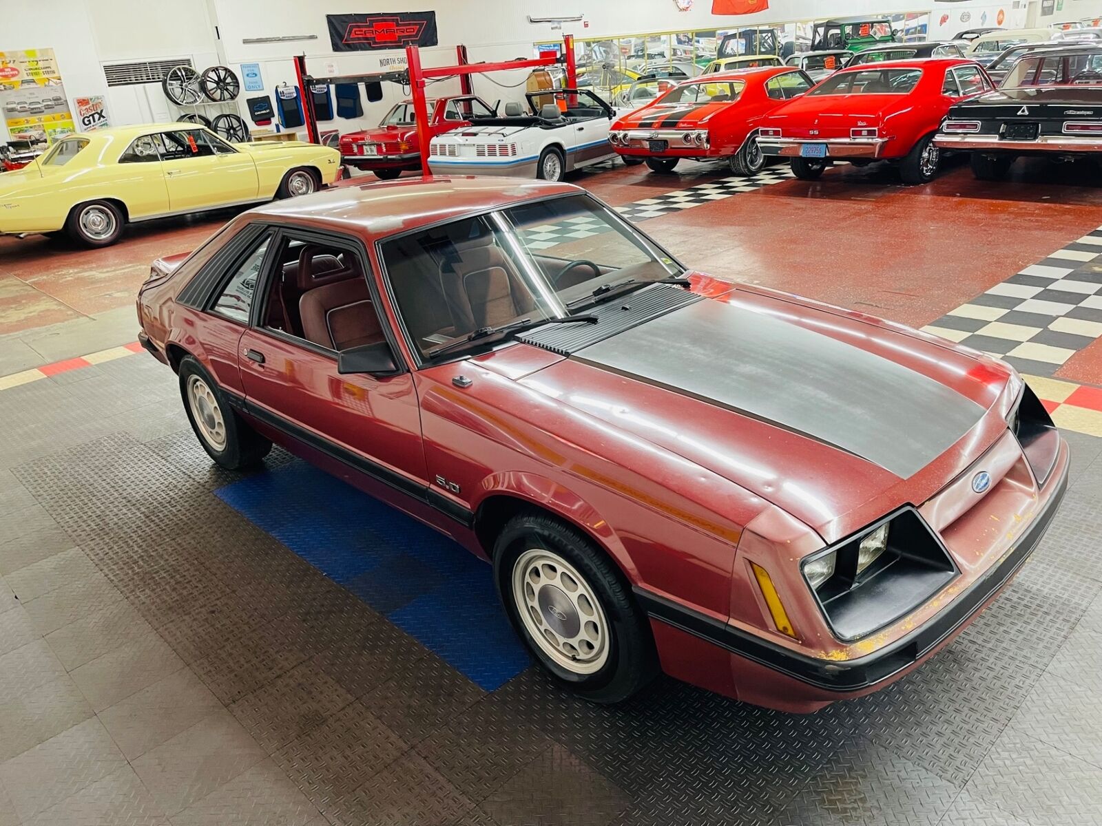 Ford-Mustang-1986-Red-Red-193057-15