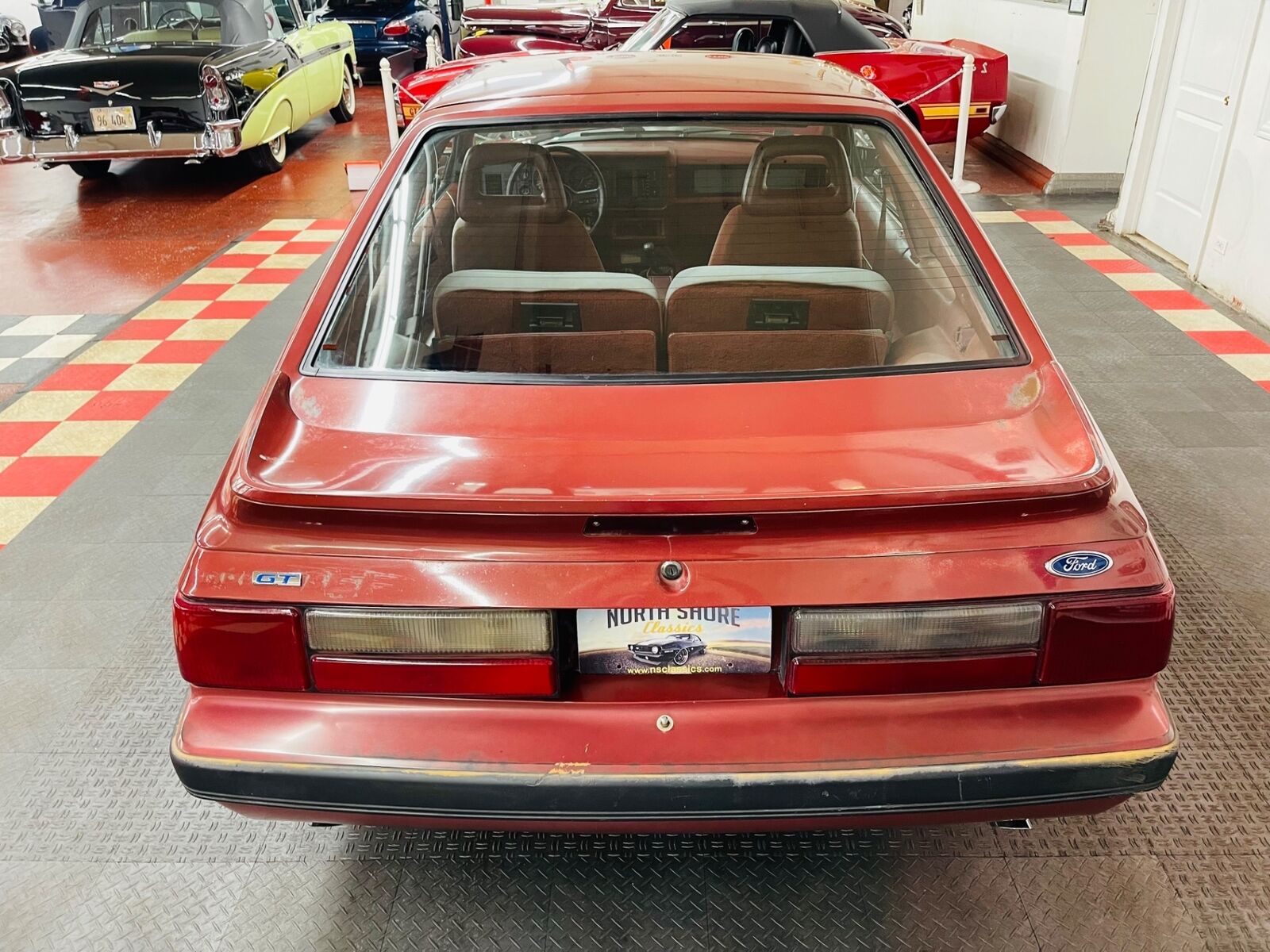 Ford-Mustang-1986-Red-Red-193057-9