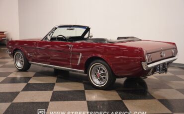 Ford-Mustang-Cabriolet-1965-Burgundy-Black-132639-11