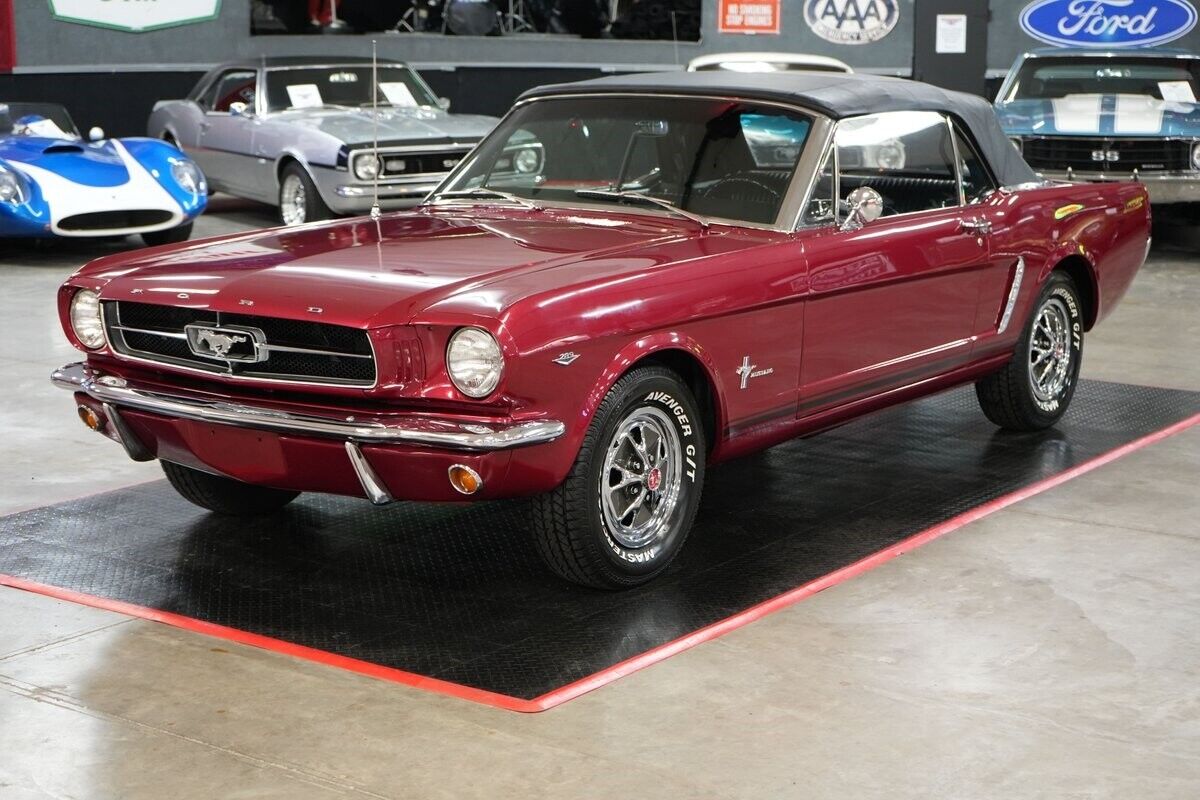 Ford-Mustang-Cabriolet-1965-Red-Black-0-9