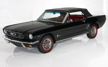 Ford-Mustang-Cabriolet-1966-Black-Red-0-1