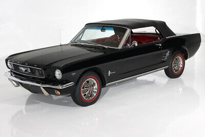 Ford-Mustang-Cabriolet-1966-Black-Red-0-1