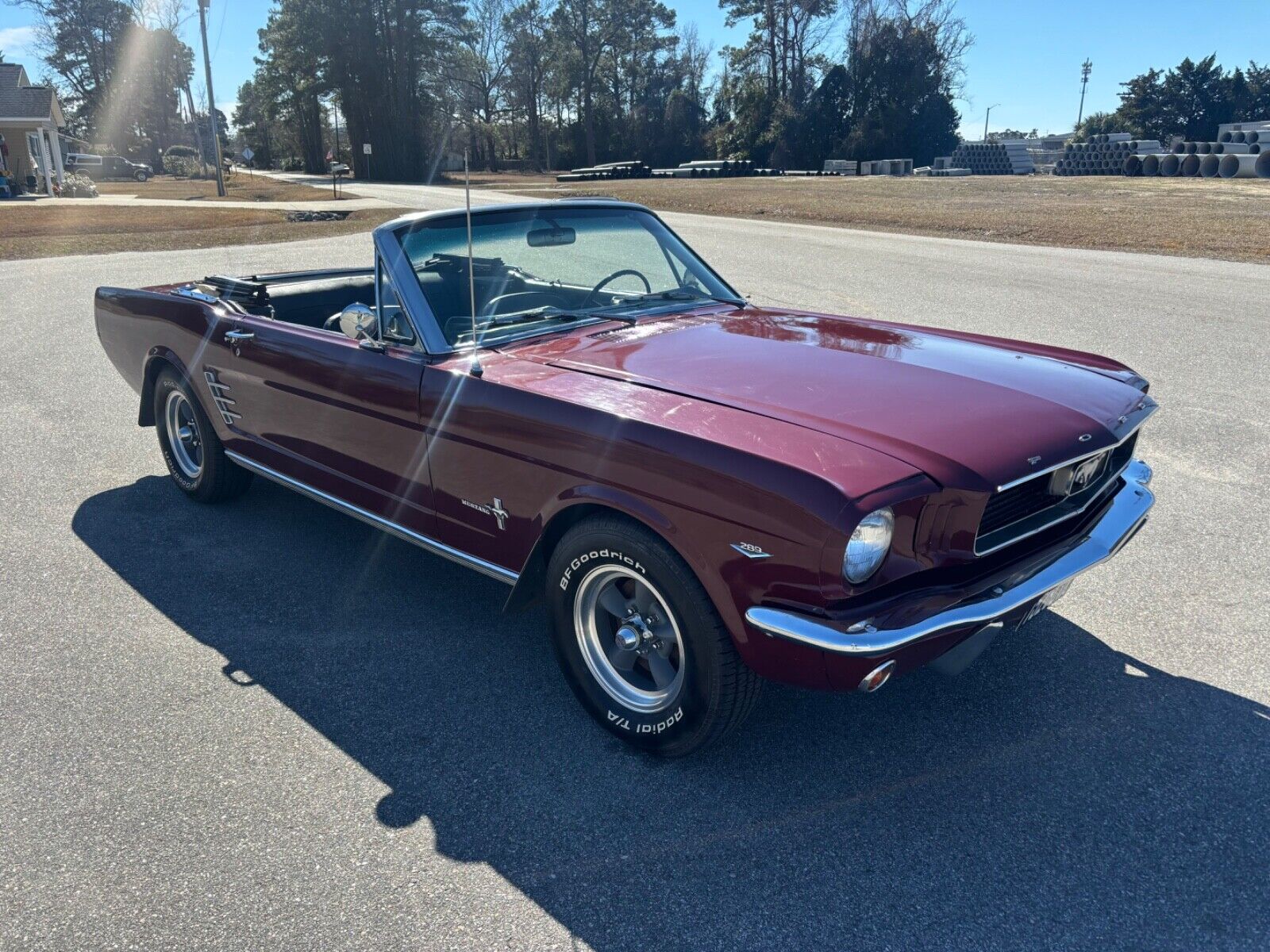 Ford-Mustang-Cabriolet-1966-Burgundy-45062-2