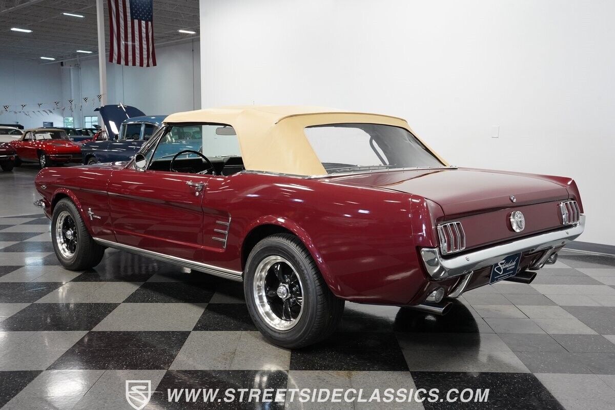 Ford-Mustang-Cabriolet-1966-Burgundy-Black-3750-9