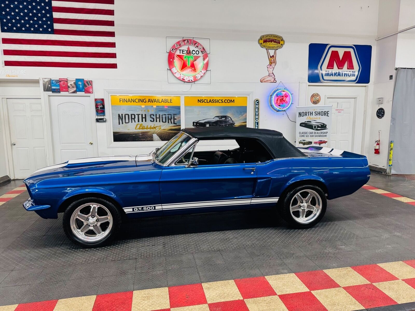 Ford-Mustang-Cabriolet-1967-Blue-Black-0-13