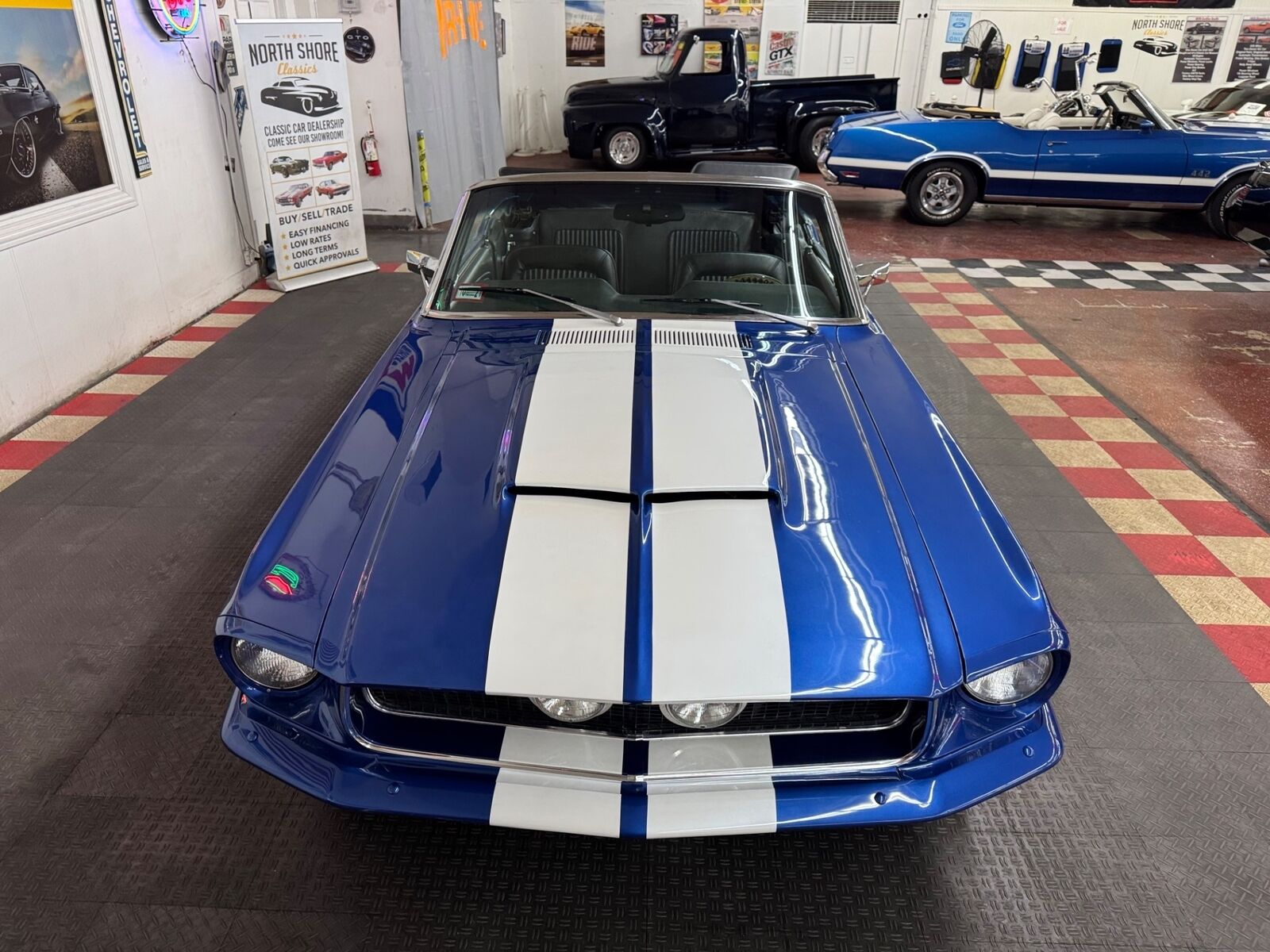 Ford-Mustang-Cabriolet-1967-Blue-Black-0-4