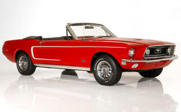 Ford-Mustang-Cabriolet-1968-Red-Black-0-1